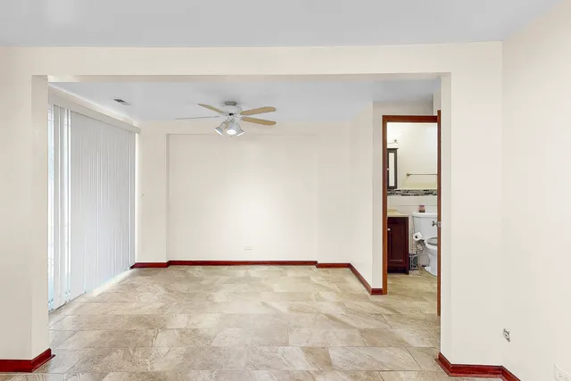 a view of an empty room