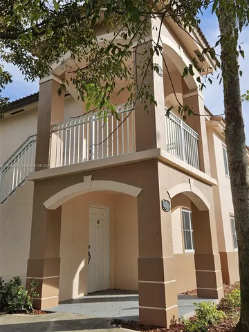 front view of a house with a door
