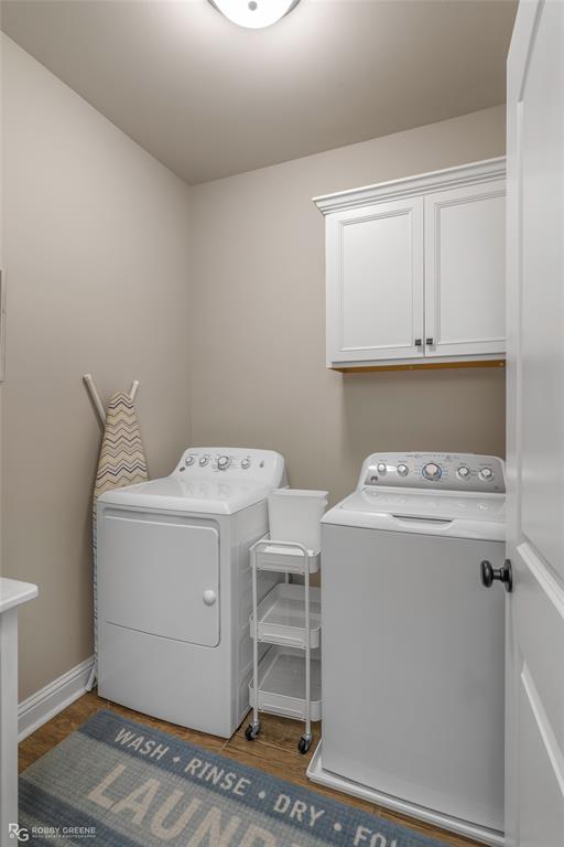 122 Brimestone Loop Benton, LA 71006 - Photo 14 of 33 a utility room with dryer and washer