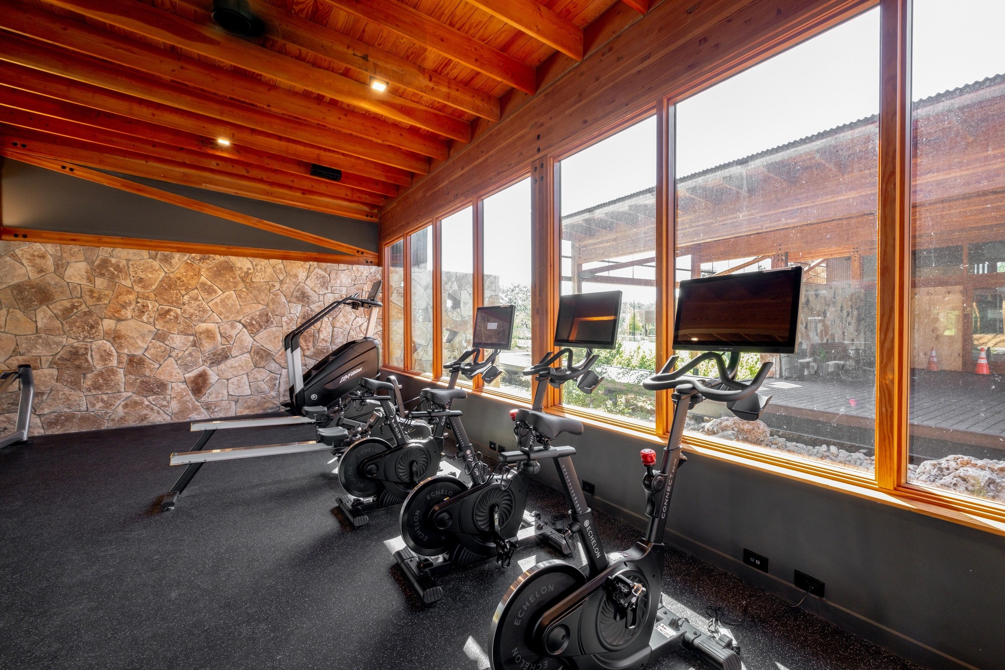 1204 Addison Lane Georgetown, TX 78628 - Photo 25 of 35 The state-of-the-art fitness center features all the equipment and weights you need along with a relaxing view.