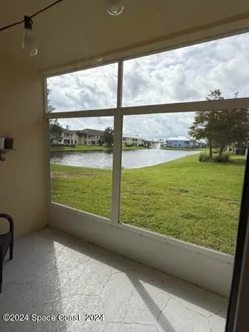 a view of a large window with an outdoor space