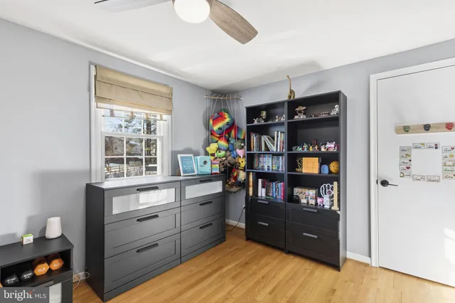 a room with furniture and a window