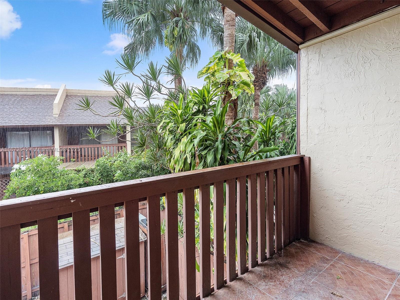 6604 Southwest 114th Place, Unit F72 Miami, FL 33173 - Photo 17 of 25 a view of a balcony