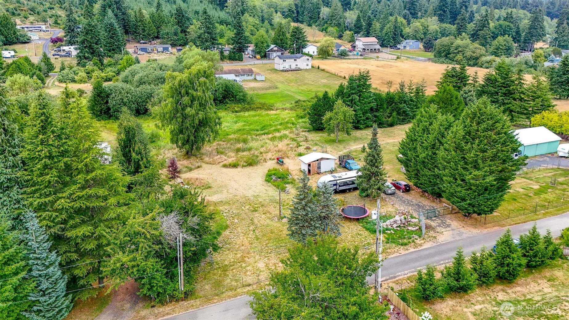 23 Garden Tracts Road Montesano, WA 98563 - Photo 3 of 22 a view of yard with green space