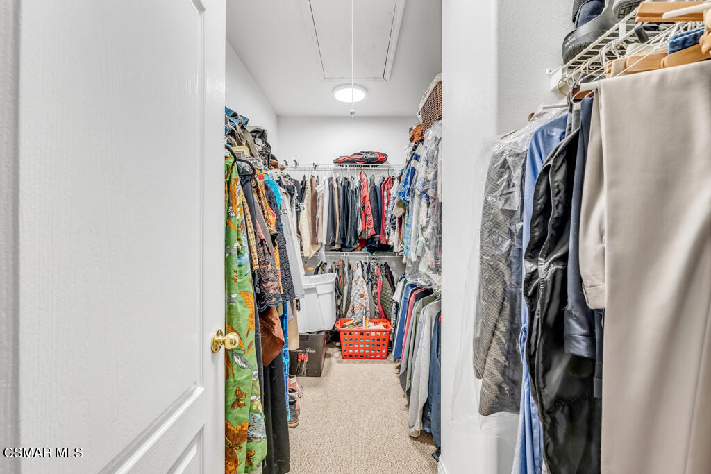 4372 Clearwood Road Moorpark, CA 93021 - Photo 31 of 51 a view of walk in closet with clothes