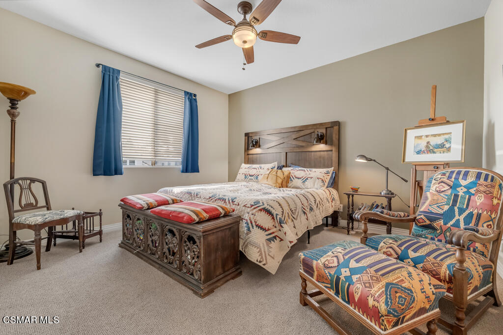 4372 Clearwood Road Moorpark, CA 93021 - Photo 40 of 51 a bedroom with bed and window