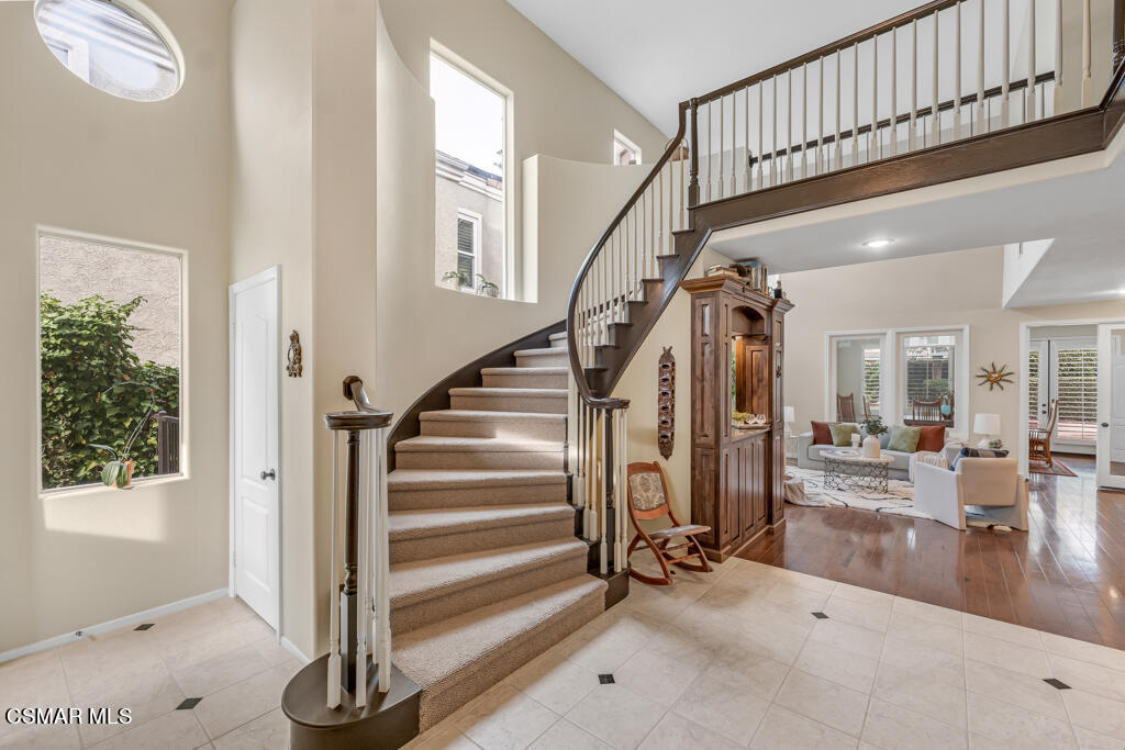 4372 Clearwood Road Moorpark, CA 93021 - Photo 6 of 51 a view of entryway and hall with wooden floor