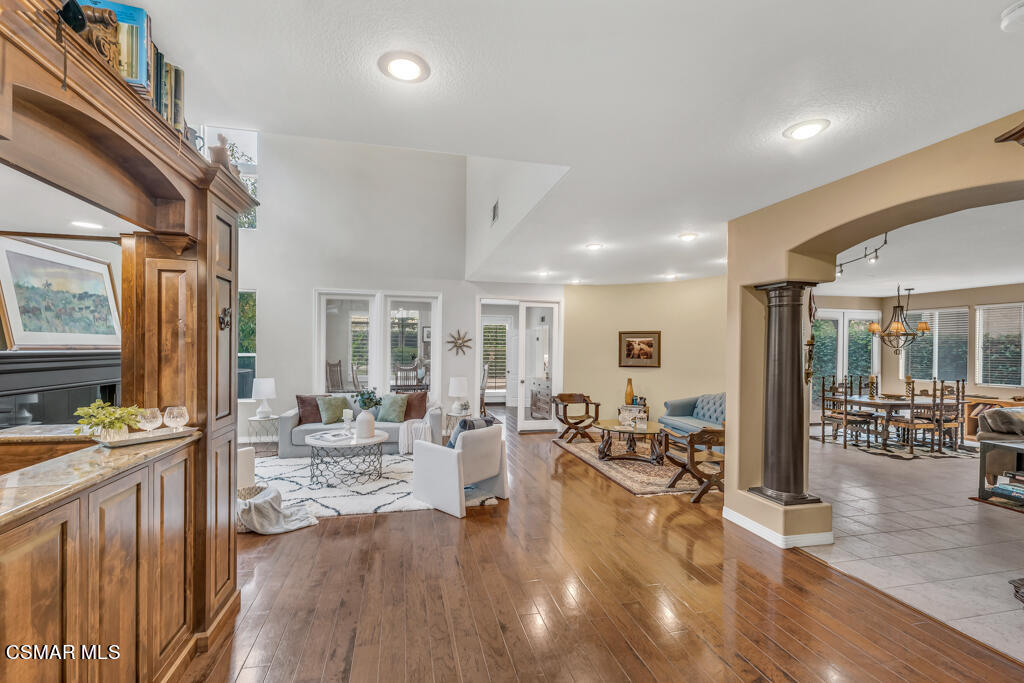 4372 Clearwood Road Moorpark, CA 93021 - Photo 7 of 51 a view of a living room and dining room