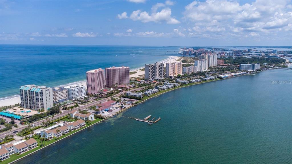 1350 Gulf Boulevard, Unit 301 Clearwater Beach, FL 33767 - Photo 49 of 75 a view of a city with tall buildings in ocean