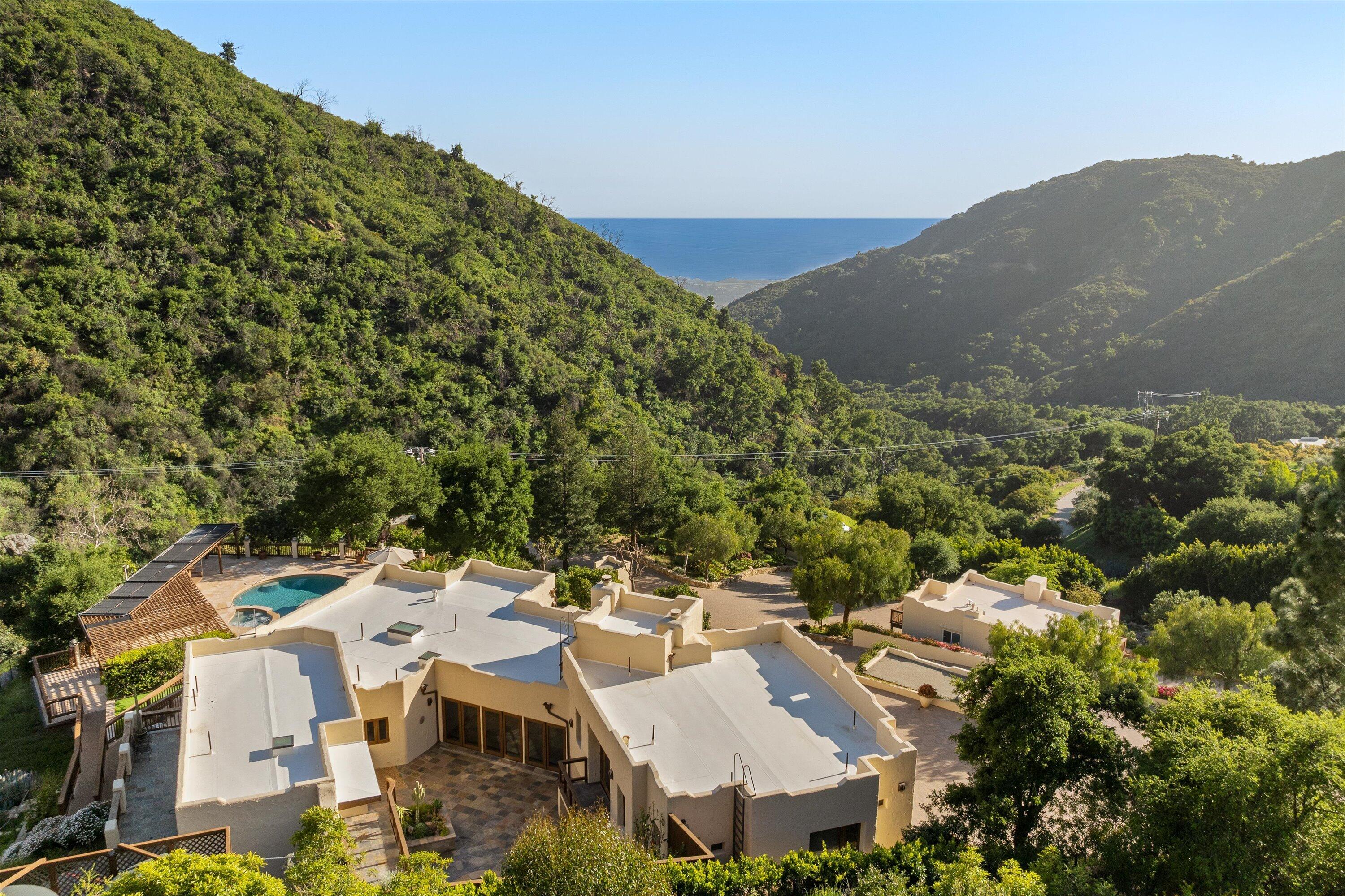 1090 Toro Canyon Road Santa Barbara, CA 93108 - Photo 18 of 59 a view of a house with a mountain