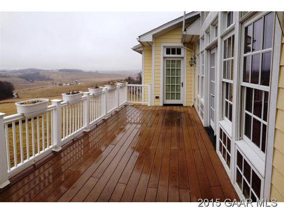 579 Shirey Road Swoope, VA 24479 - Photo 16 of 36 a view of a balcony with wooden floor