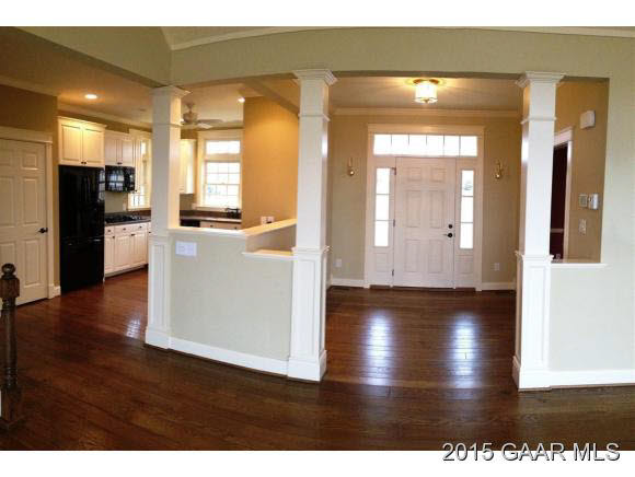 579 Shirey Road Swoope, VA 24479 - Photo 9 of 36 a view of a hallway with wooden floor