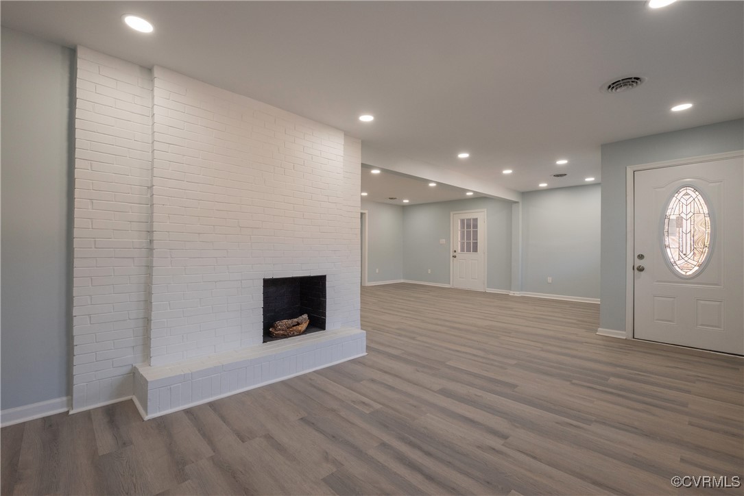 11851 River Road Chesterfield, VA 23838 - Photo 8 of 38 Unfurnished living room with recessed lighting, a