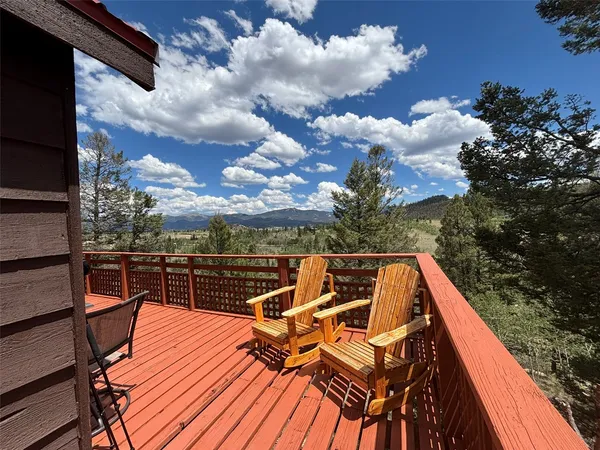 a view of sitting space on roof deck