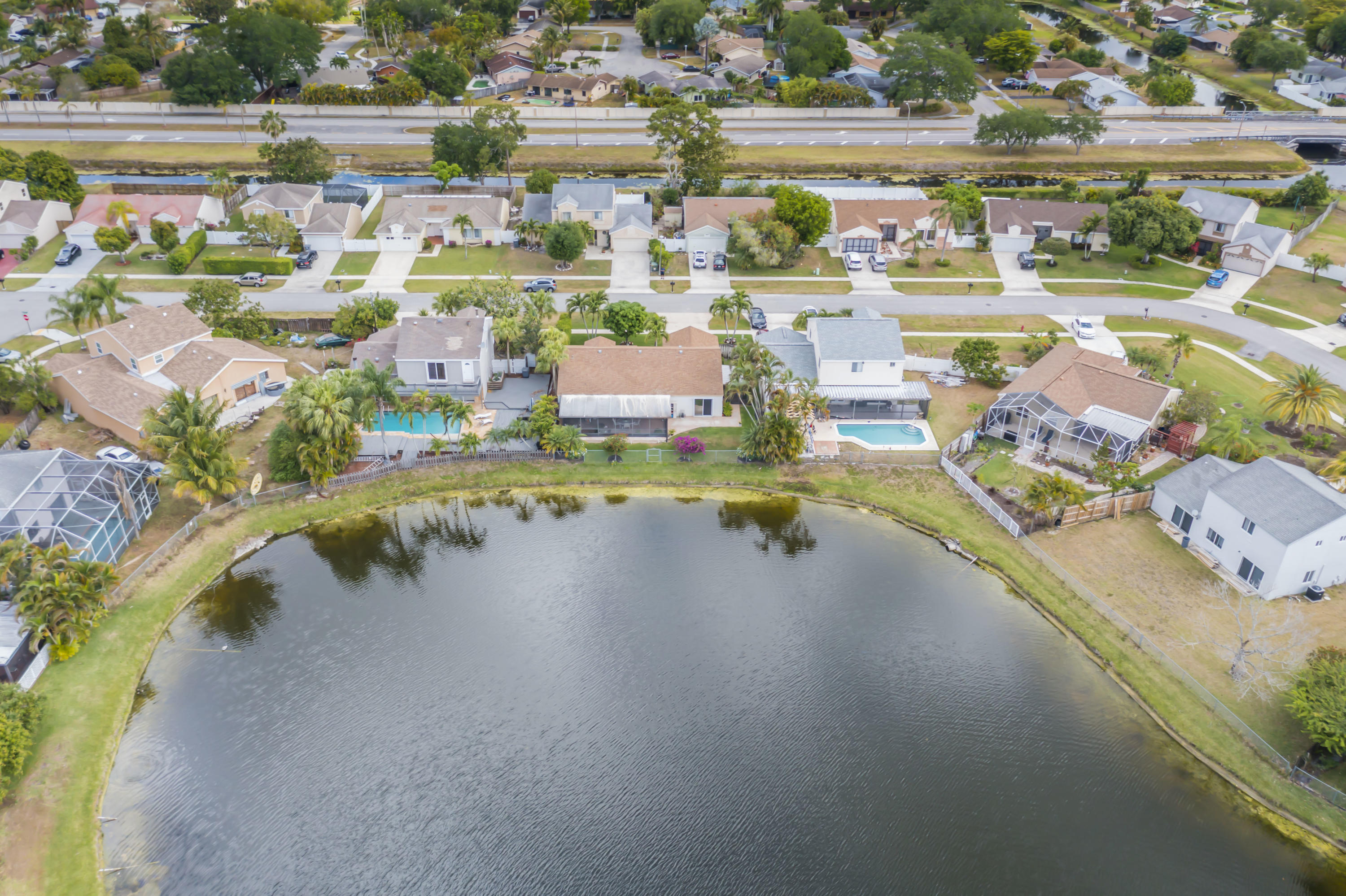 9874 Robins Nest Road Boca Raton, FL 33496 - Photo 80 of 89 Lake aerial