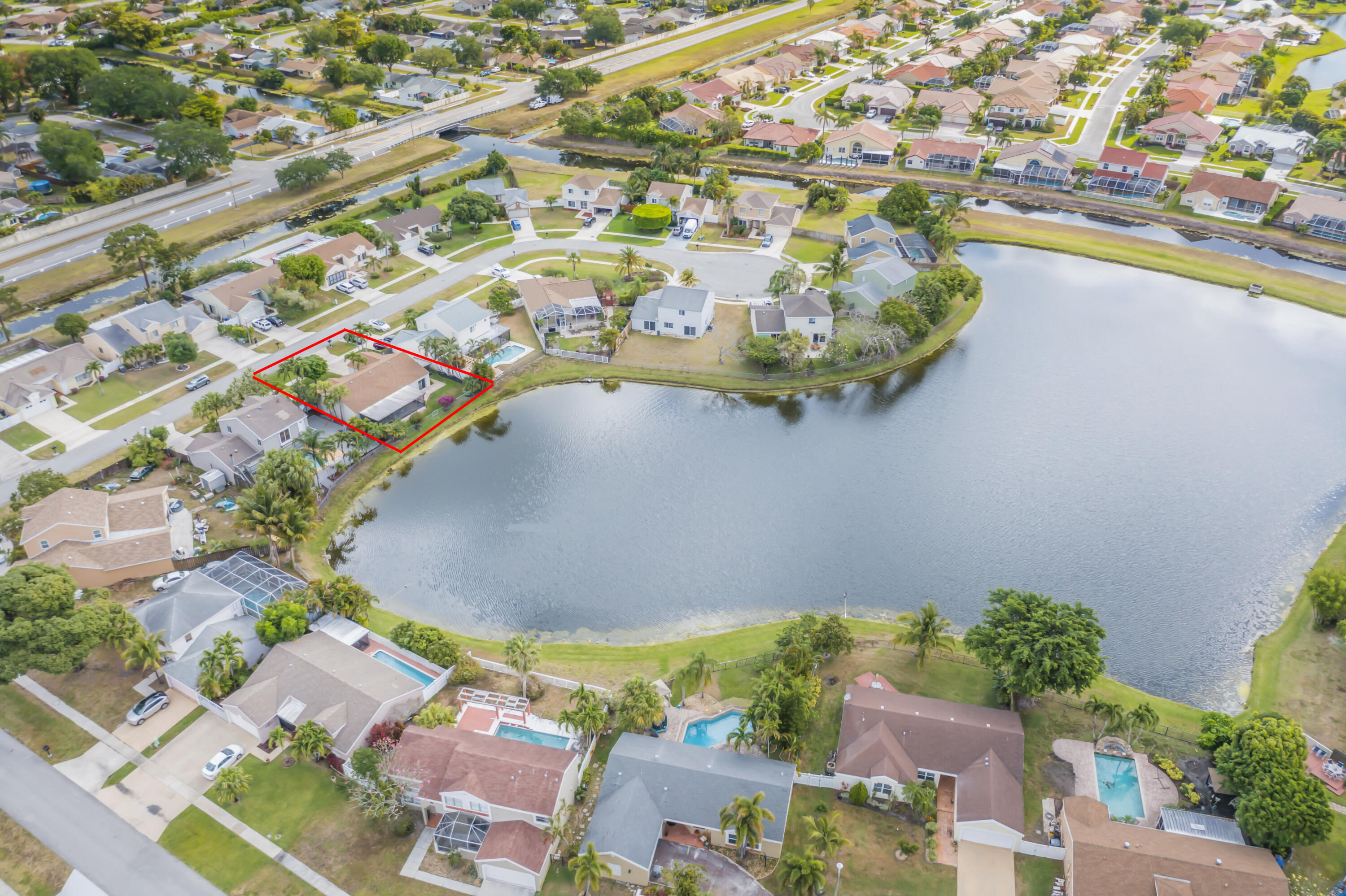 9874 Robins Nest Road Boca Raton, FL 33496 - Photo 82 of 89 Aerial Lake