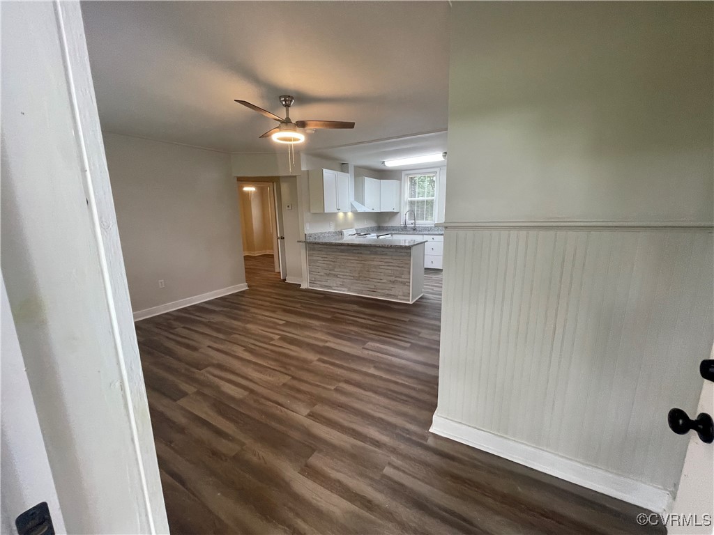 2809 Sandy Hook Road Goochland, VA 23063 - Photo 6 of 18 a view of a kitchen from the hallway