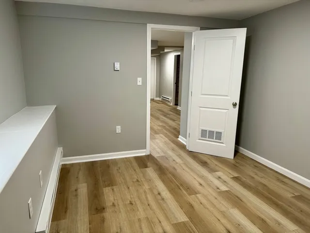 wooden floor in an empty room