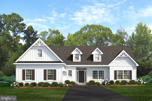 front view of a house and a yard