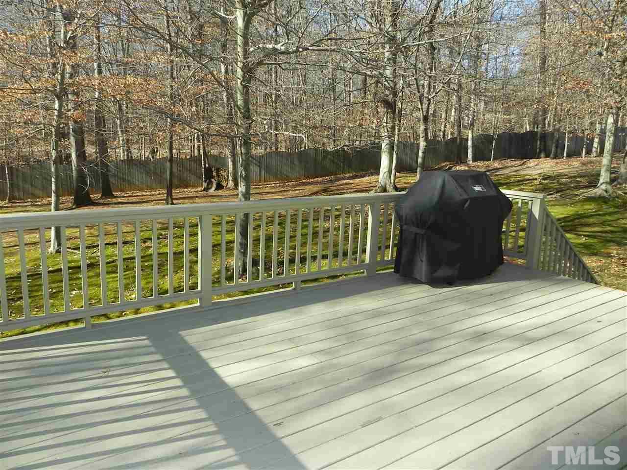 5505 Overleaf Court Raleigh, NC 27615 - Photo 22 of 25 Ample Deck Space for BBQs and Entertaining w/a Nice View