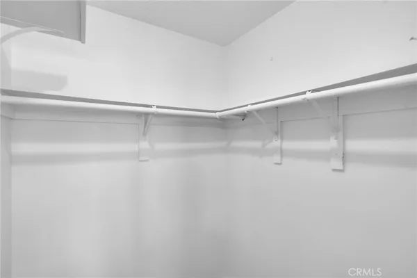 a close view of closet