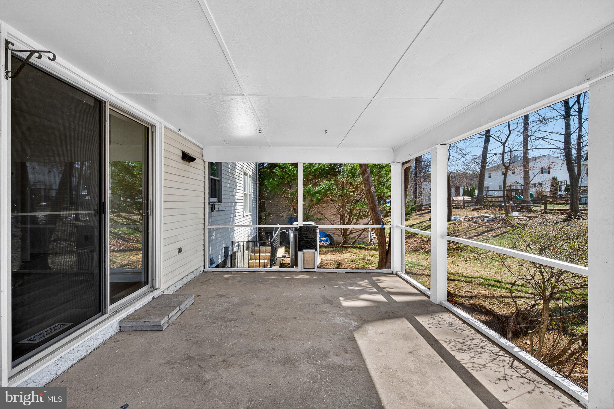1207 White Mills Road Catonsville, MD 21228 - Photo 36 of 38 Spacious porch with serene views.