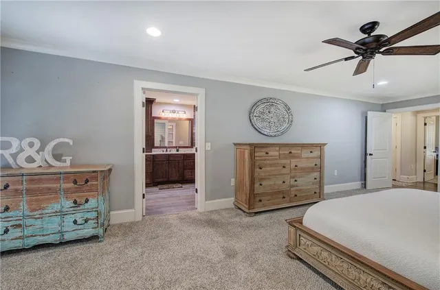a living room with lots of furniture and a flat screen tv