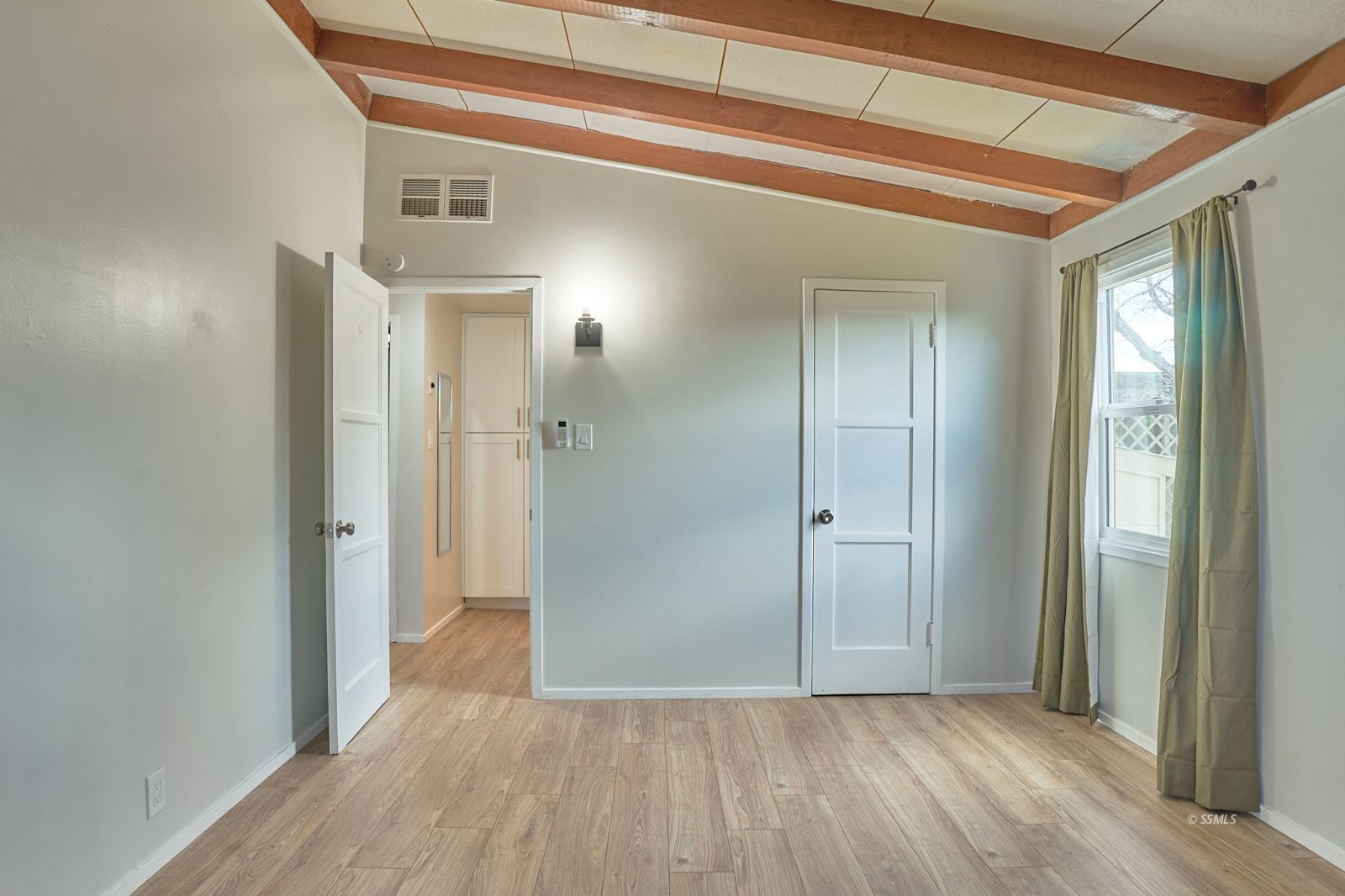 333 North Florence Street Ridgecrest, CA 93555 - Photo 18 of 30 a view of hallway with wooden floor