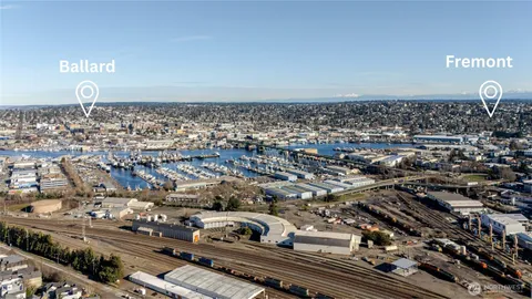 a cafe on the corner of the building