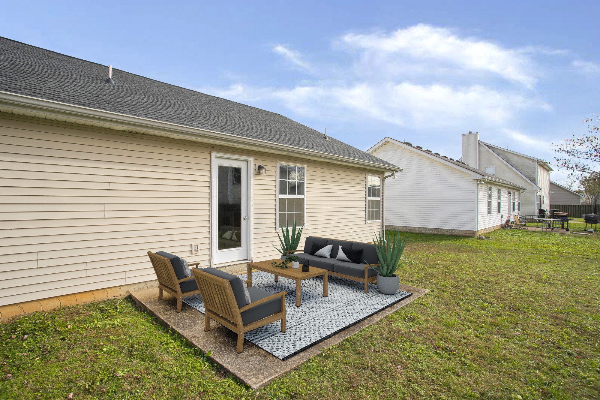 1516 Holden Court Murfreesboro, TN 37128 - Photo 16 of 23 a view of a house with backyard and sitting area