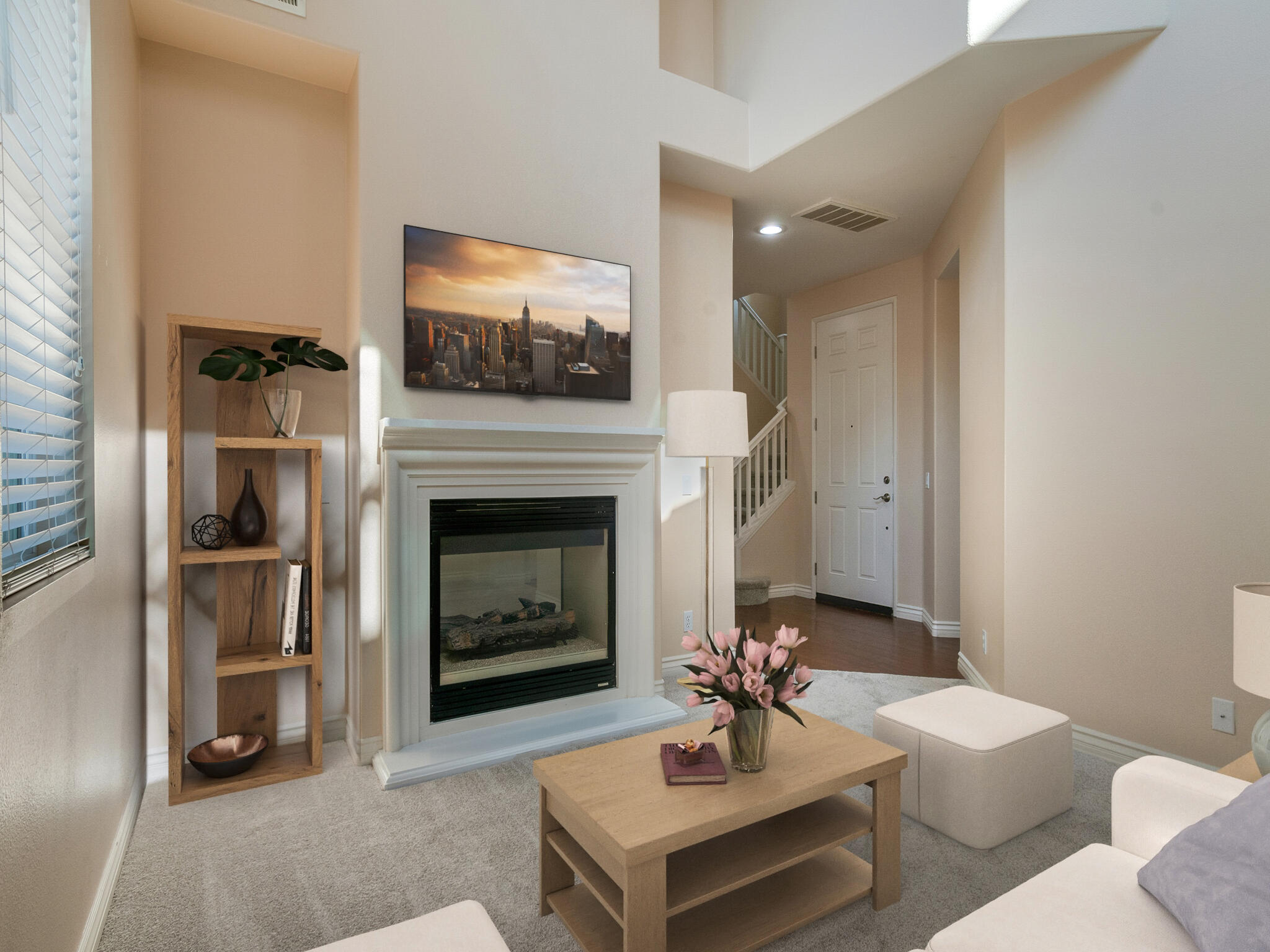 27747 Tate Road Menifee, CA 92585 - Photo 3 of 31 Living Room Fireplace