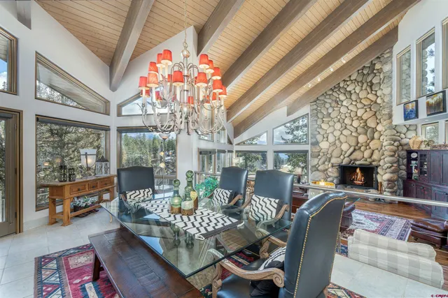 a outdoor living space with furniture