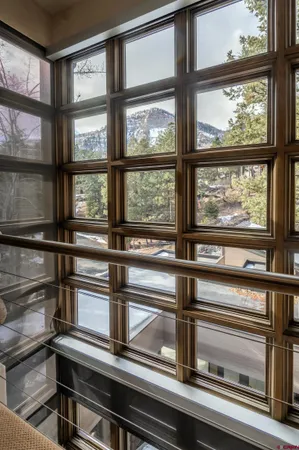 a outdoor living space with furniture and wooden floor