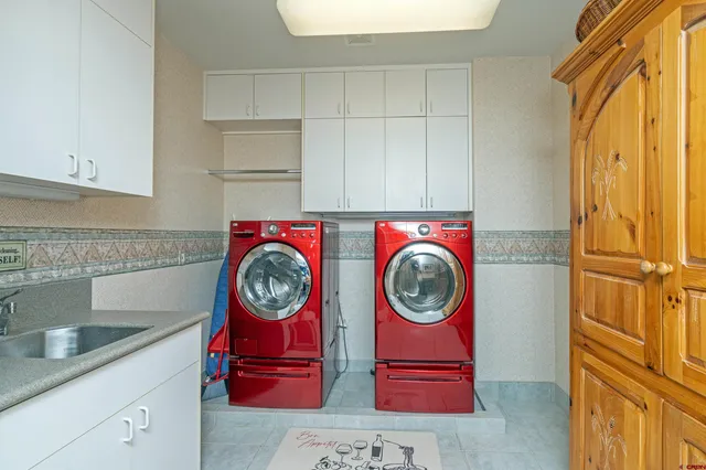 a view of a balcony with chairs