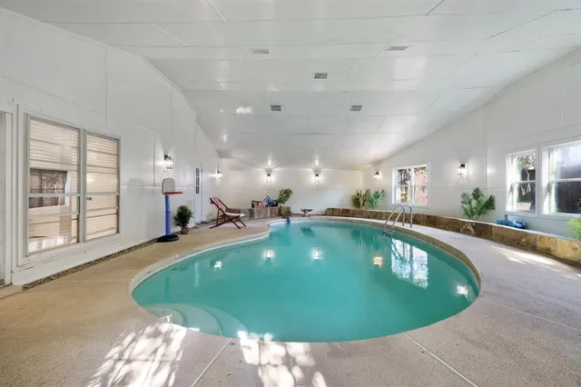 a view of a swimming pool