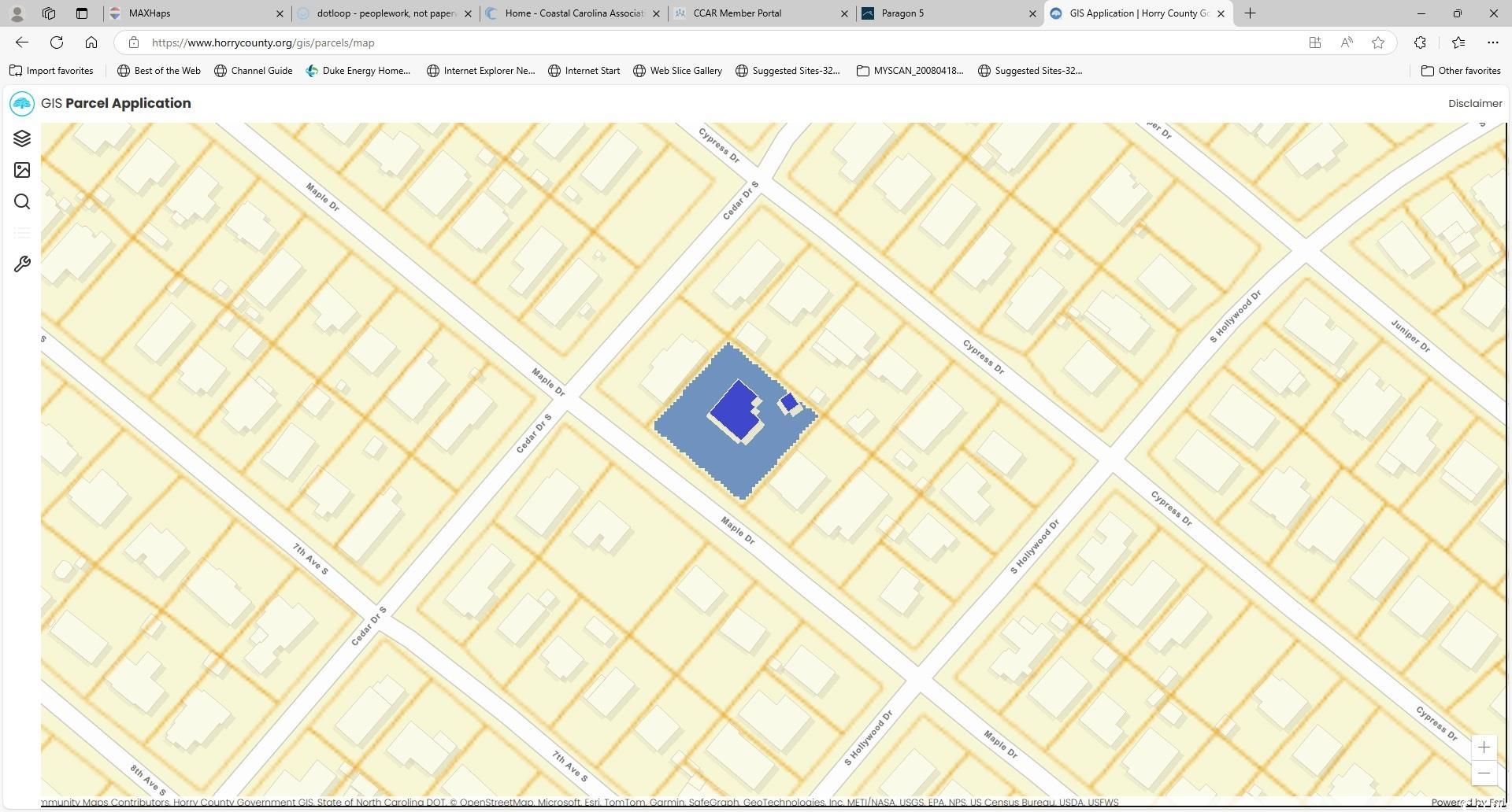Tbd Maple Drive Surfside Beach, SC 29575 - Photo 3 of 5 Map