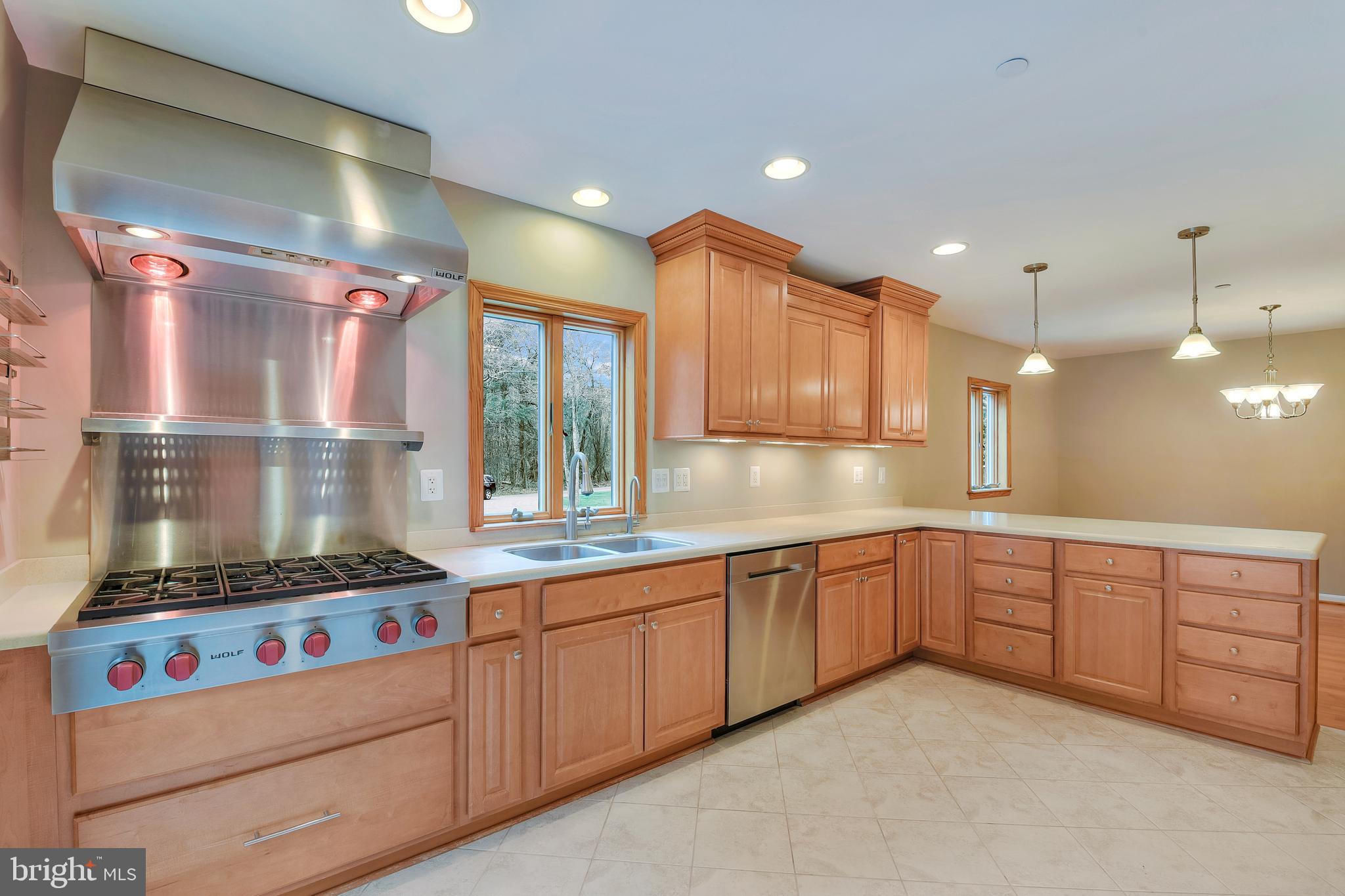 7715 Paradise Beach Road Pasadena, MD 21122 - Photo 13 of 66 KITCHEN W/ WOLFF APPLIANCES W/GAS STOVE 6 BURNER
