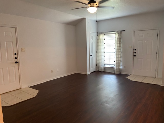 3700 Dustin Court, Unit B Killeen, TX 76549 - Photo 18 of 18 an empty room with wooden floor and door