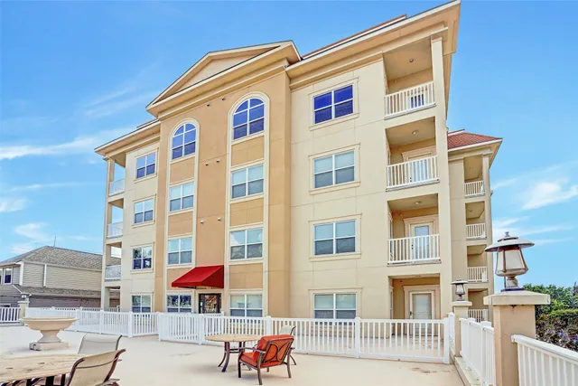 a front view of a building