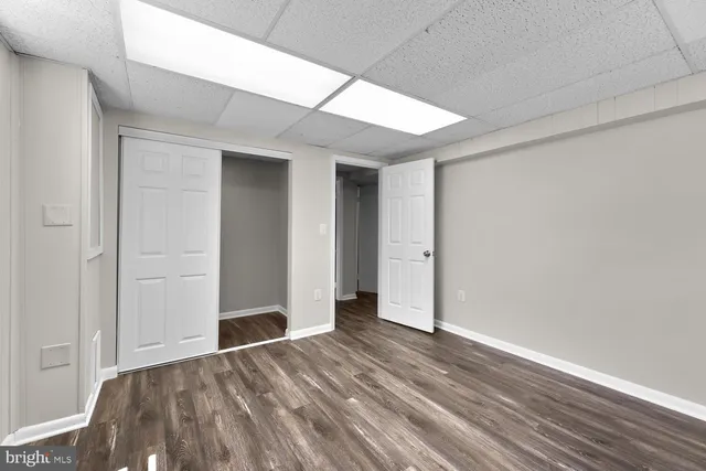 wooden floor in an empty room