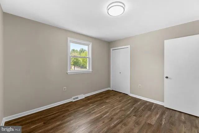 wooden floor in an empty room