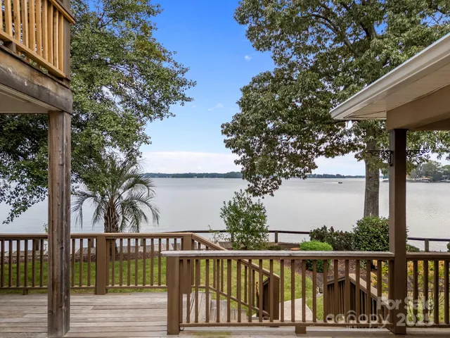 a view of a street from a balcony