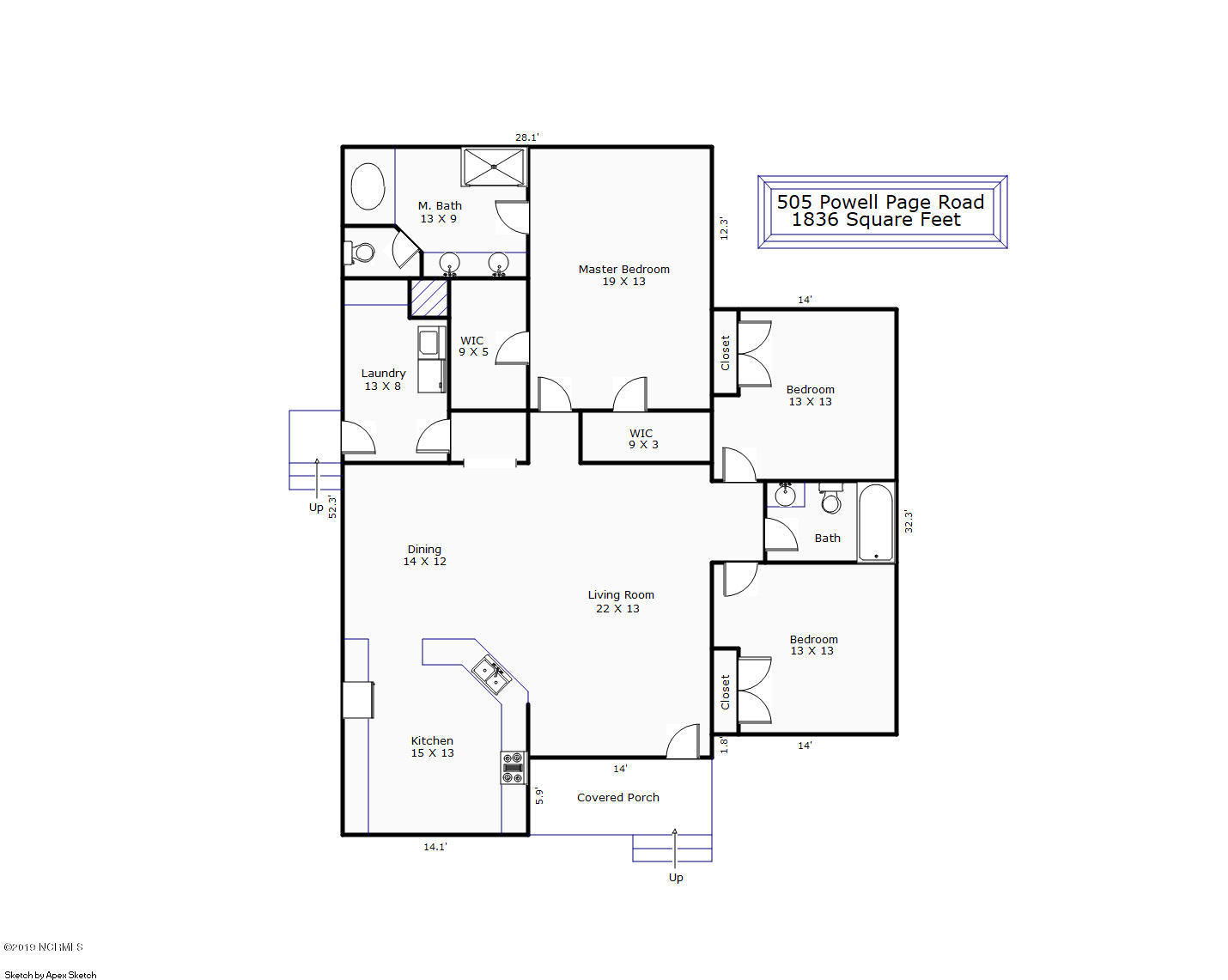 505 Powell Page Road Wallace, NC 28466 - Photo 44 of 44 505 Powell Page floor plan