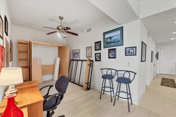 a bathroom with a sink double vanity and a mirror