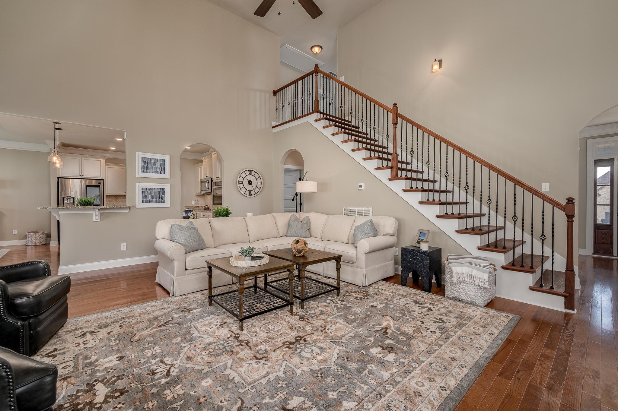 640 Twin View Drive Murfreesboro, TN 37128 - Photo 3 of 33 a living room with furniture or stairs and a wooden floor