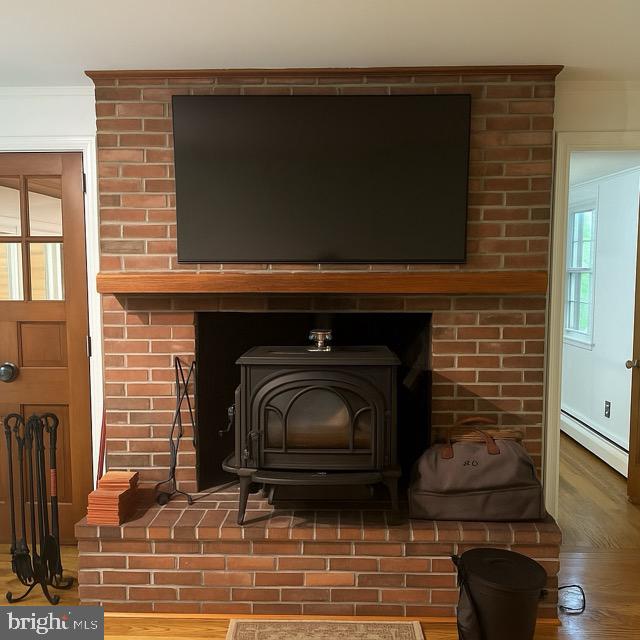 78 Tower Hill Road Doylestown, PA 18901 - Photo 40 of 90 virtually staged mantle with T.V.