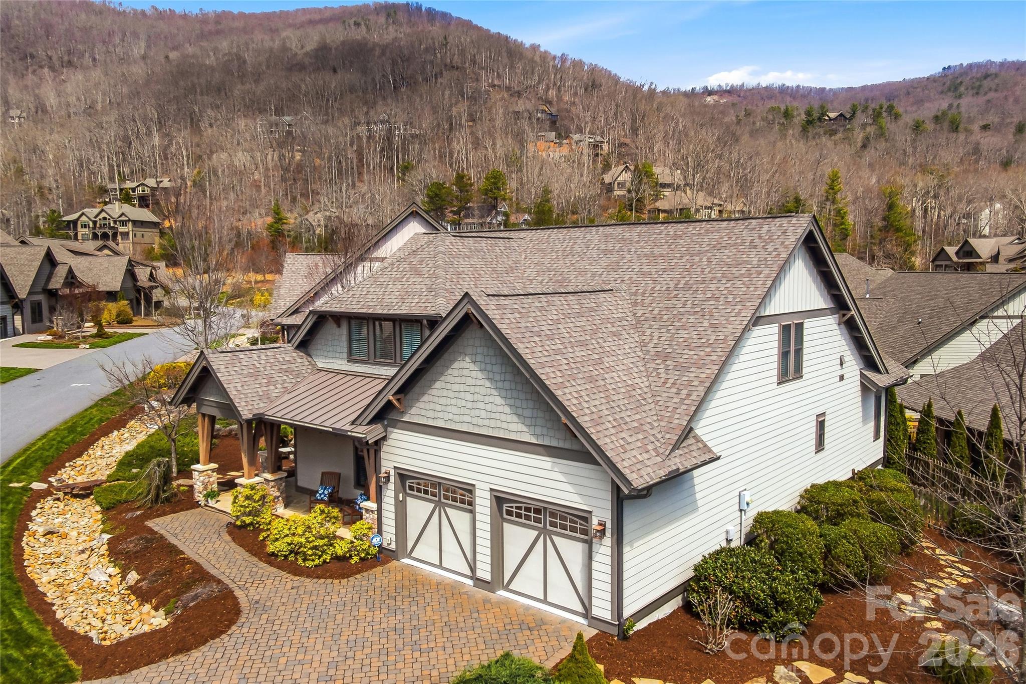 30 Still Creek Loop Fairview, NC 28730 - Photo 34 of 45 an aerial view of a house with a yard