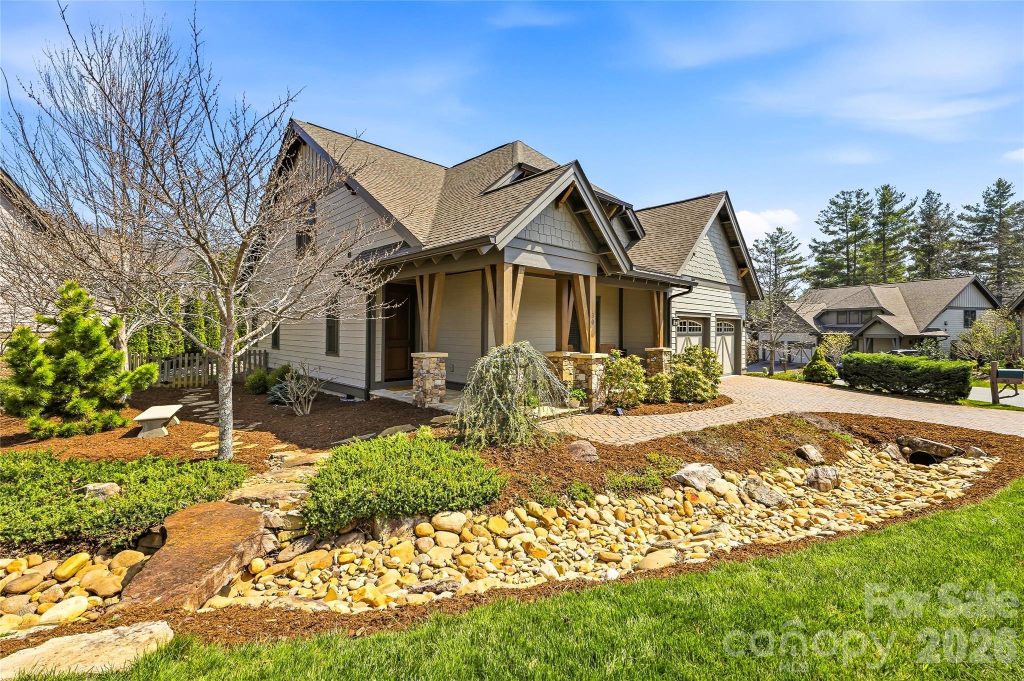 30 Still Creek Loop Fairview, NC 28730 - Photo 35 of 45 a front view of a house with garden