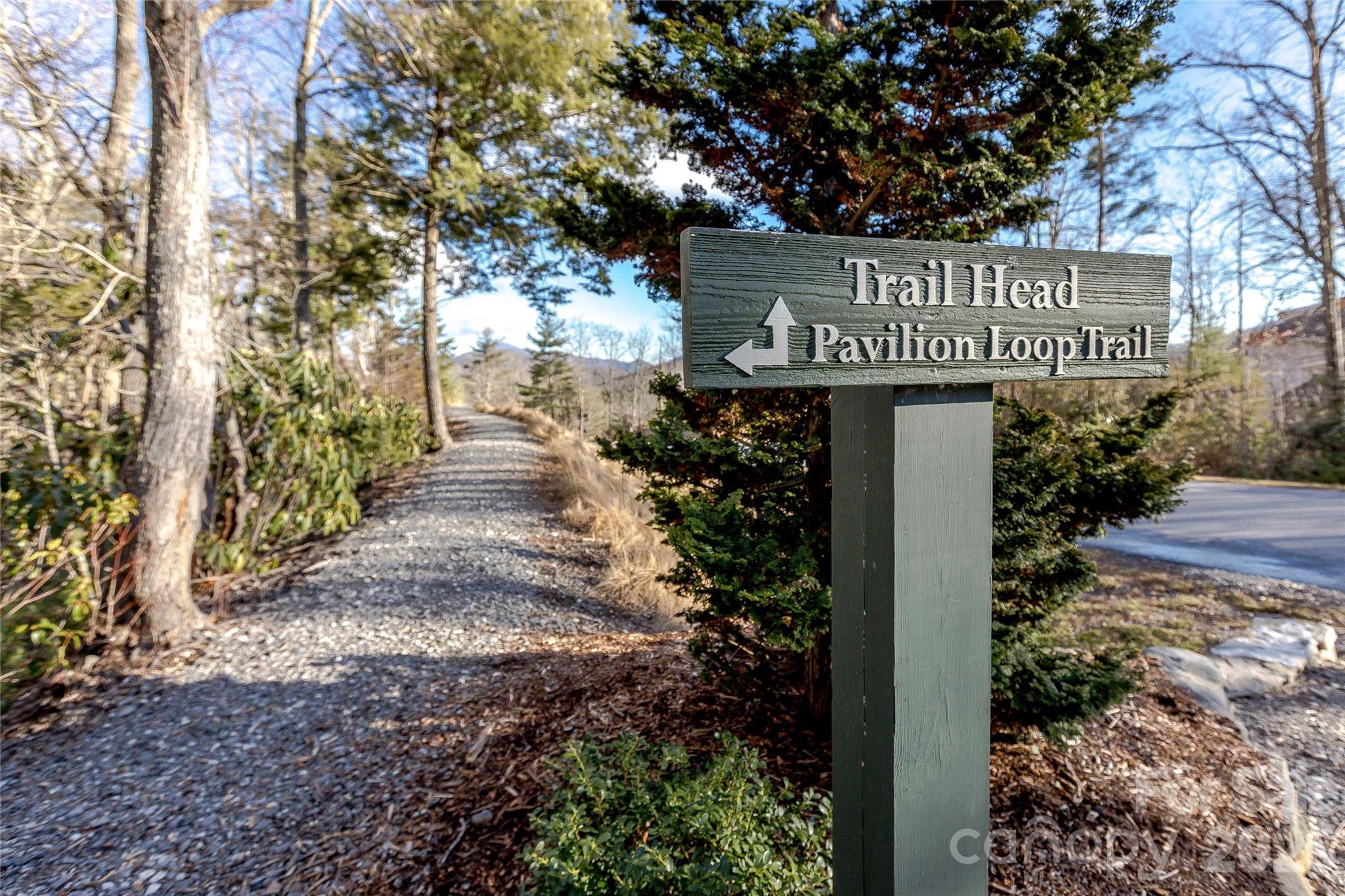30 Still Creek Loop Fairview, NC 28730 - Photo 40 of 45 a view of a street sign under a large tree
