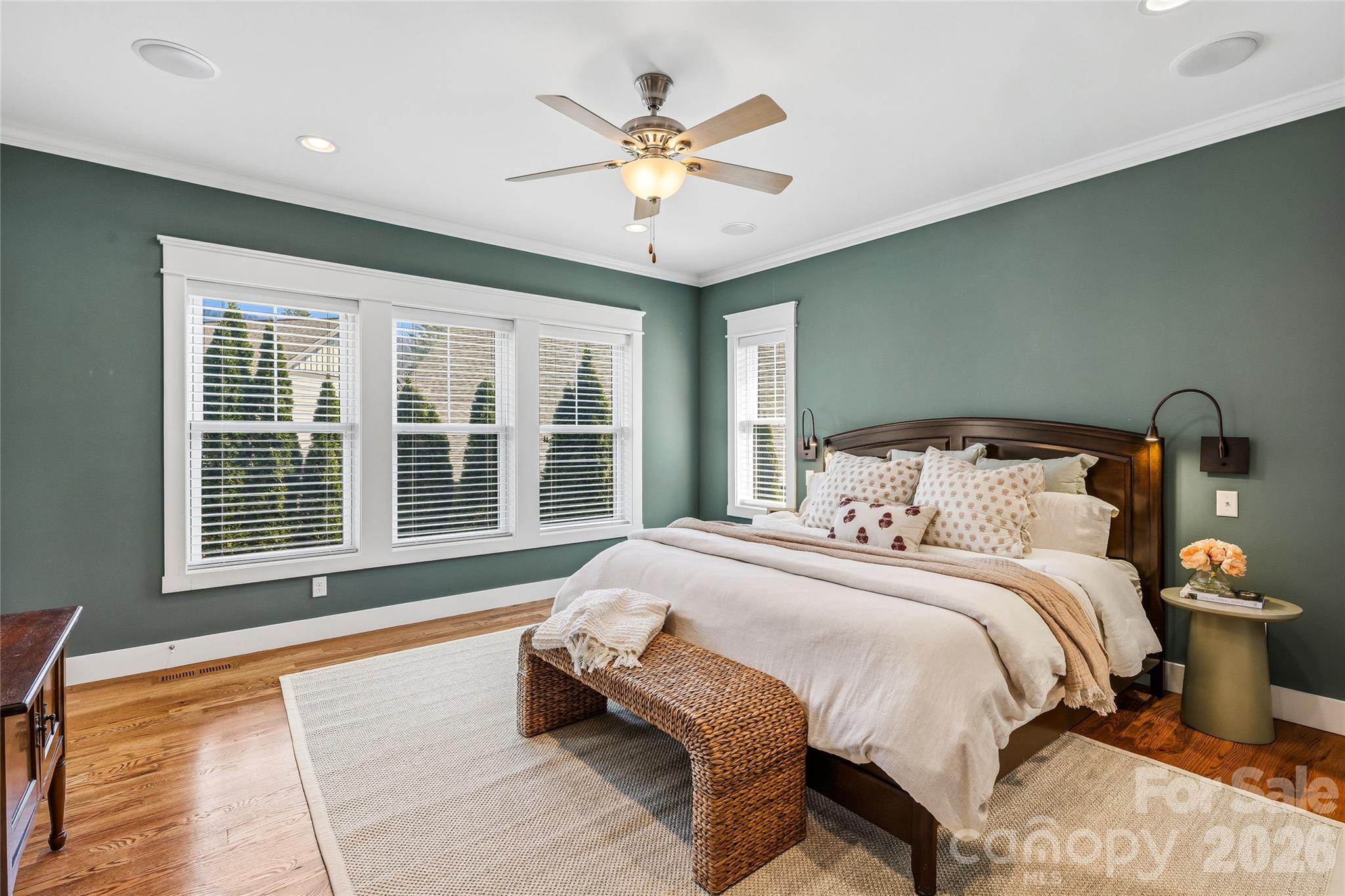 30 Still Creek Loop Fairview, NC 28730 - Photo 6 of 45 a bedroom with a large bed and a large window
